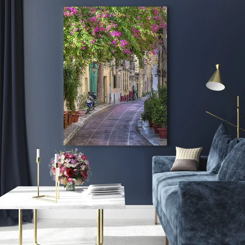 Glass picture - Blooming Alley - 50x70 cm