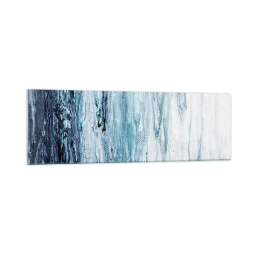 Glass picture - Blue Icicles - 160x50 cm