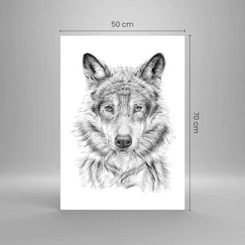 Glass picture - Born Leader - 50x70 cm