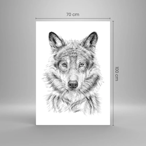 Glass picture - Born Leader - 70x100 cm