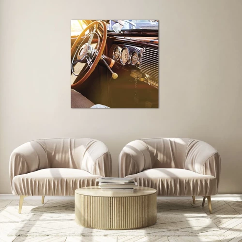 Glass picture - Breath of Luxury form the Past - 60x60 cm