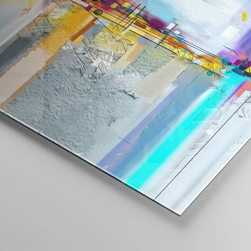 Glass picture - Bridge of Joy over the River of Life - 160x50 cm