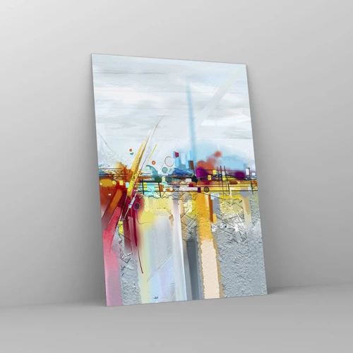 Glass picture - Bridge of Joy over the River of Life - 50x70 cm