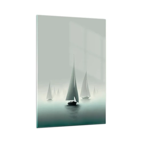 Glass picture - Built from Fog - 80x120 cm