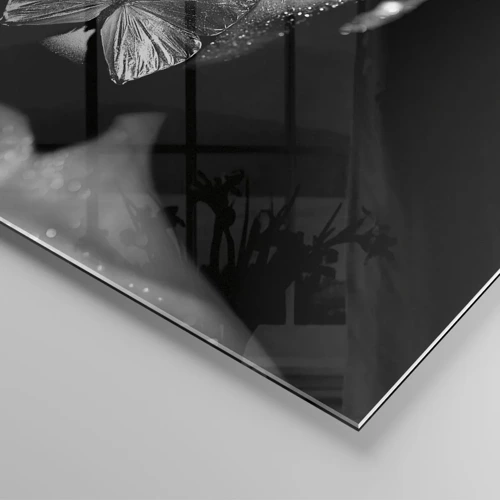 Glass picture - Butterfly Kiss - 120x80 cm