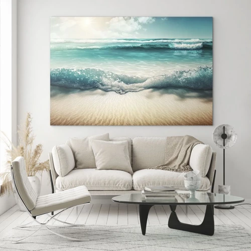 Glass picture - Calm of the Ocean - 70x50 cm