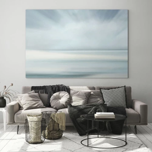 Glass picture - Calm up to the Horizon - 70x50 cm