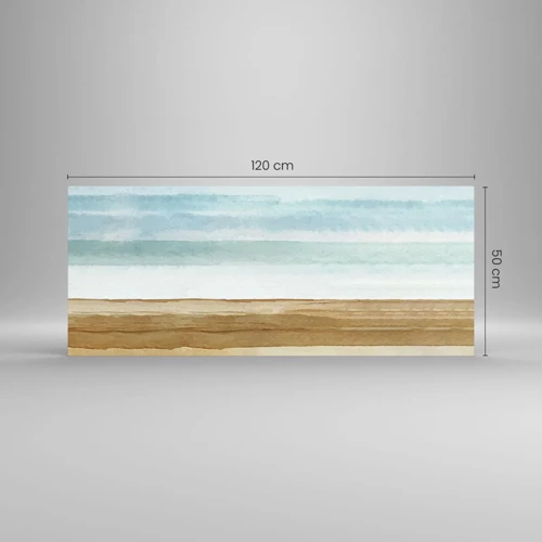Glass picture - Calming - 120x50 cm