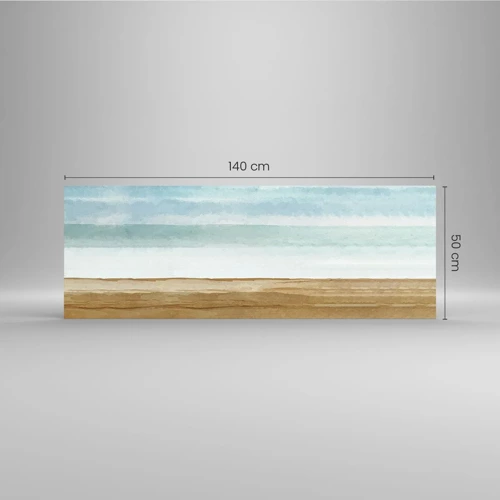 Glass picture - Calming - 140x50 cm