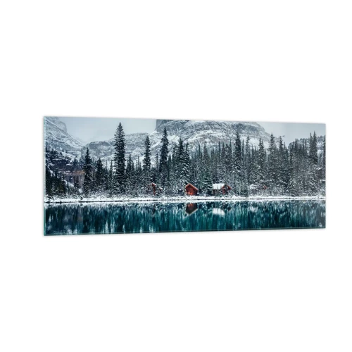 Glass picture - Canadian Retreat - 140x50 cm