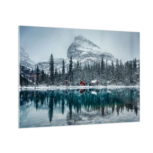 Glass picture - Canadian Retreat - 70x50 cm
