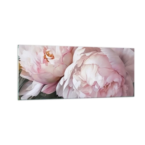 Glass picture - Captured in Full Bloom - 100x40 cm