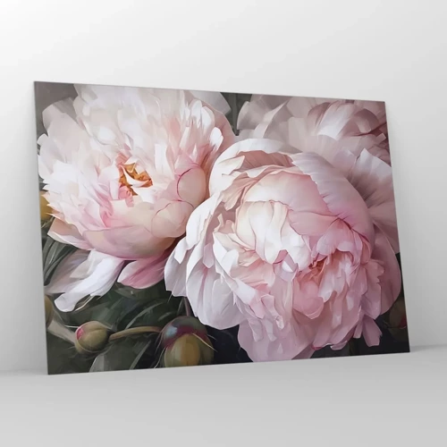 Glass picture - Captured in Full Bloom - 100x70 cm