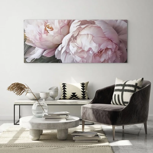 Glass picture - Captured in Full Bloom - 120x50 cm