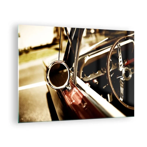 Glass picture - Car with a Soul - 70x50 cm