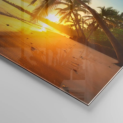 Glass picture - Caribbean Dream - 100x40 cm