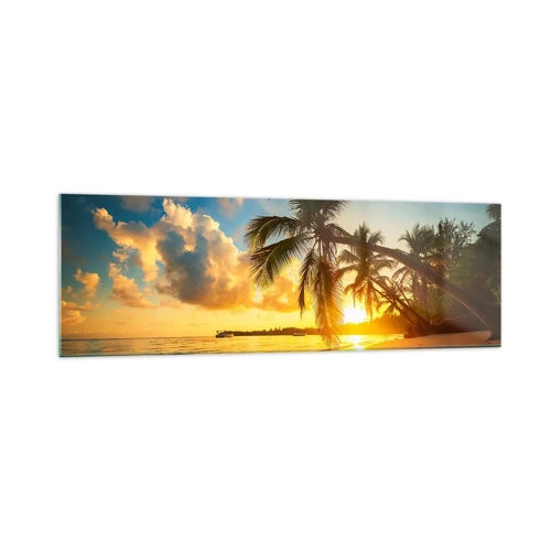 Glass picture - Caribbean Dream - 160x50 cm