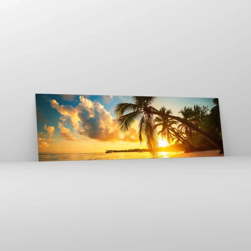 Glass picture - Caribbean Dream - 160x50 cm