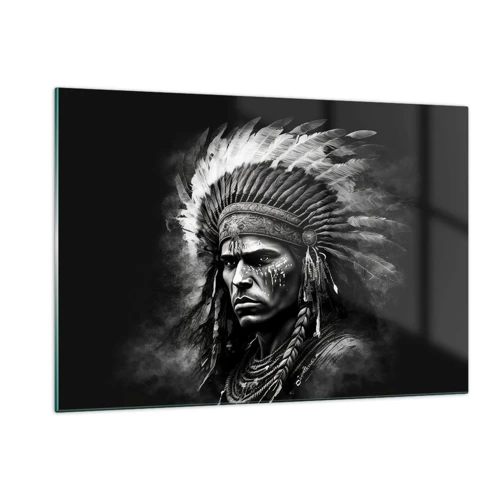 Glass picture - Chief and Warrior - 120x80 cm