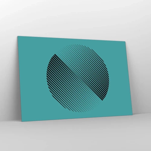 Glass picture - Circle - Geometrical Variation - 120x80 cm