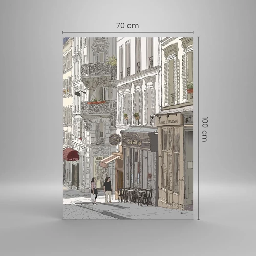 Glass picture - City Joys - 70x100 cm