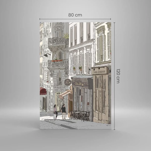 Glass picture - City Joys - 80x120 cm