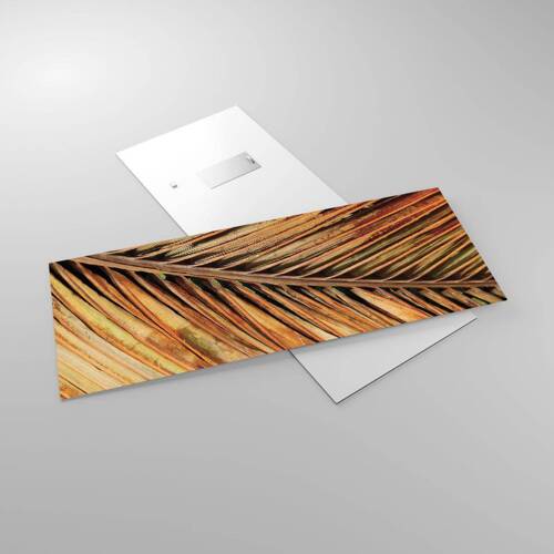 Glass picture - Coconut Gold - 100x40 cm