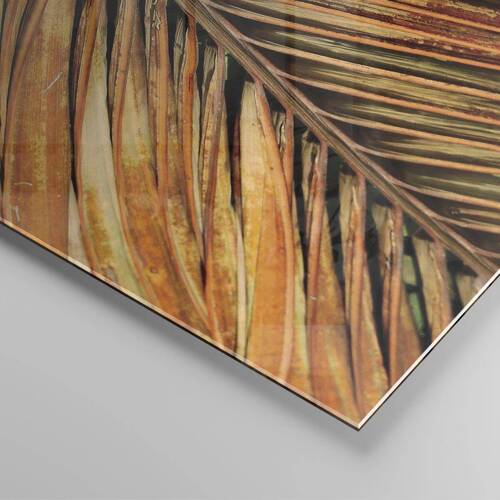 Glass picture - Coconut Gold - 120x80 cm