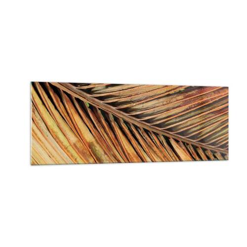 Glass picture - Coconut Gold - 140x50 cm