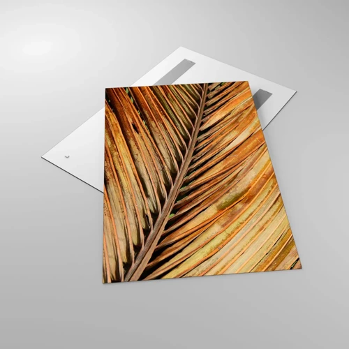 Glass picture - Coconut Gold - 80x120 cm
