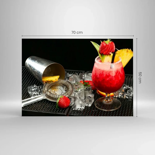 Glass picture - Coctail of Flavours - 70x50 cm