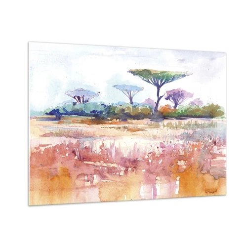 Glass picture - Colour of Savannah - 100x70 cm