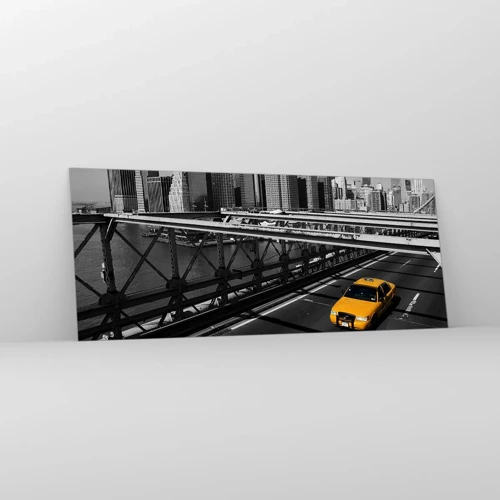 Glass picture - Colour of a Big City - 100x40 cm