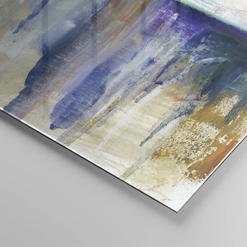 Glass picture - Colourful Impressions an Associations - 100x40 cm