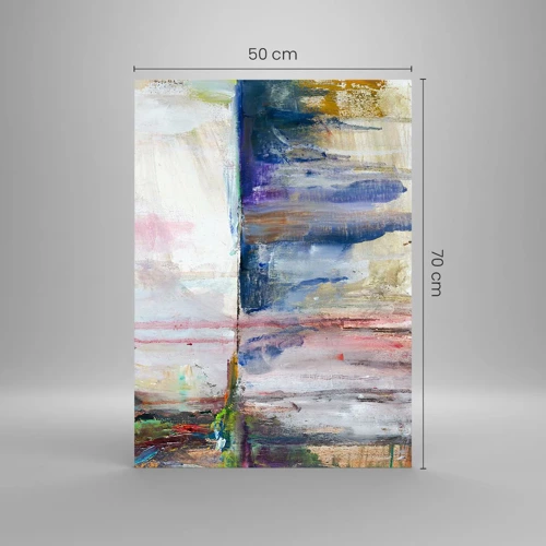 Glass picture - Colourful Impressions an Associations - 50x70 cm