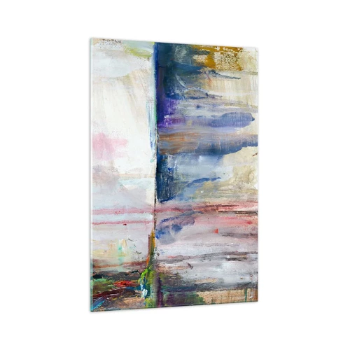 Glass picture - Colourful Impressions an Associations - 70x100 cm