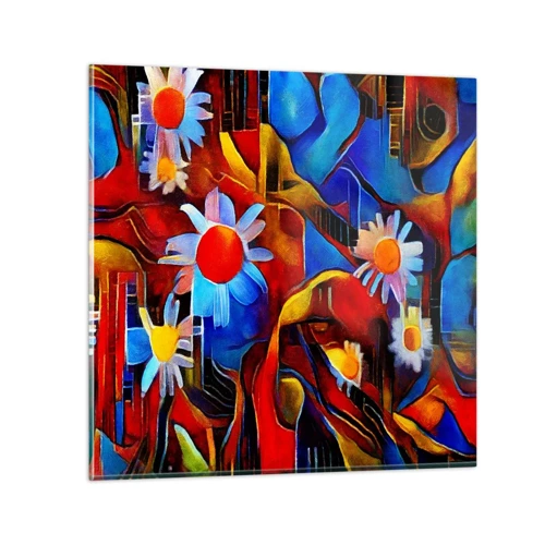 Glass picture - Colours of Life - 60x60 cm