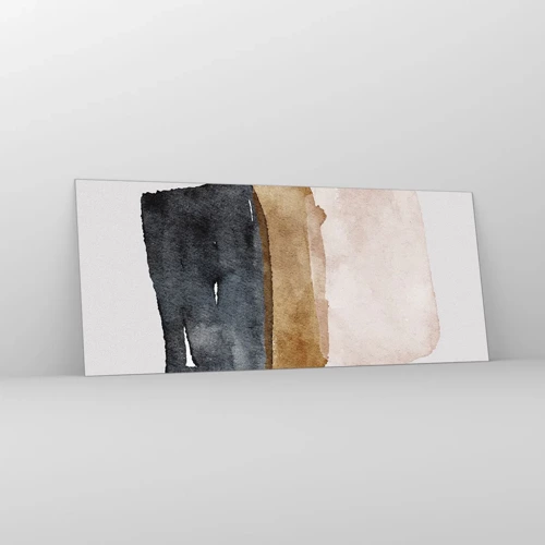 Glass picture - Composition of the Colours of the Soil - 120x50 cm