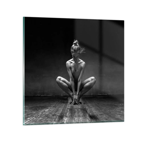 Glass picture - Concentration of Dancing Energy - 50x50 cm
