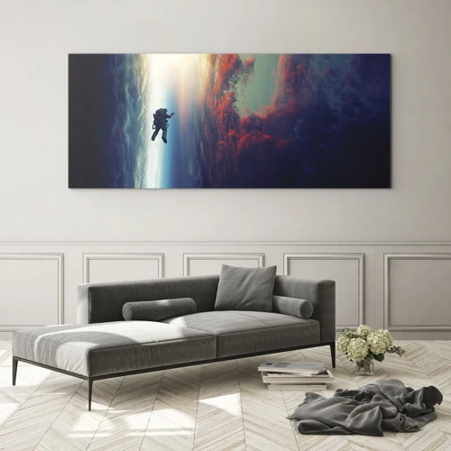 Glass picture - Confronting the Universe - 160x50 cm