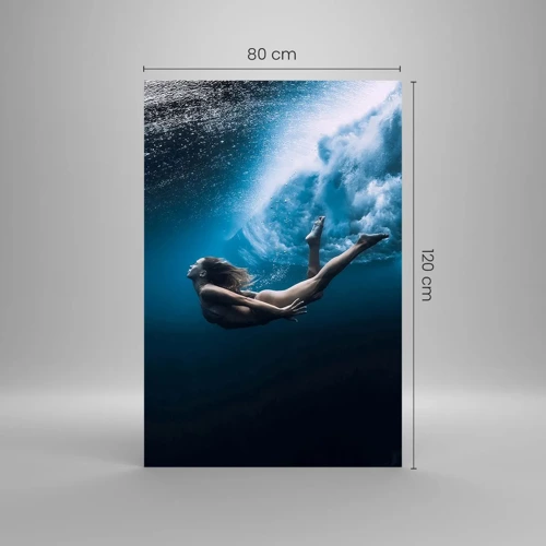 Glass picture - Contemporary Syren - 80x120 cm
