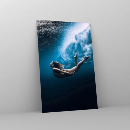 Glass picture - Contemporary Syren - 80x120 cm