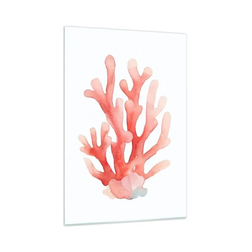 Glass picture - Coral Colour Colars - 70x100 cm