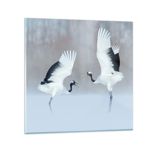 Glass picture - Dance in the Fog - 70x70 cm