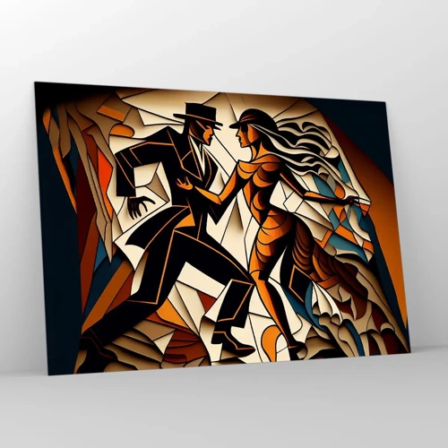 Glass picture - Dance of Passion  - 100x70 cm