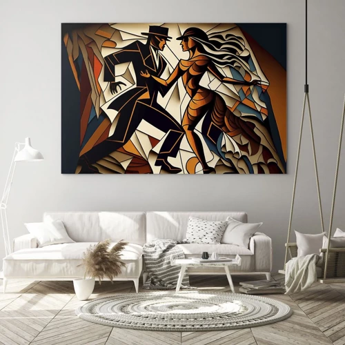 Glass picture - Dance of Passion  - 100x70 cm