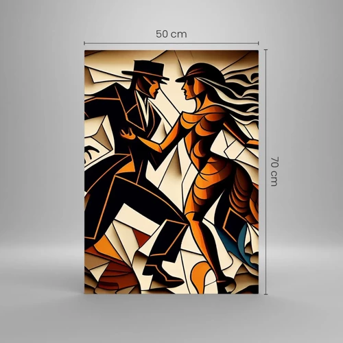 Glass picture - Dance of Passion  - 50x70 cm