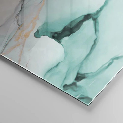Glass picture - Dance of Shapes and Colours - 140x50 cm