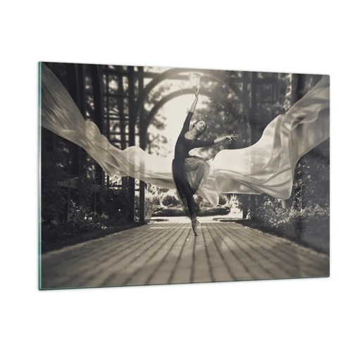 Glass picture - Dance of the Garden Spirit - 120x80 cm