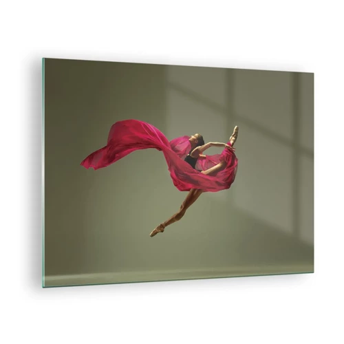 Glass picture - Dancing Flame - 70x50 cm